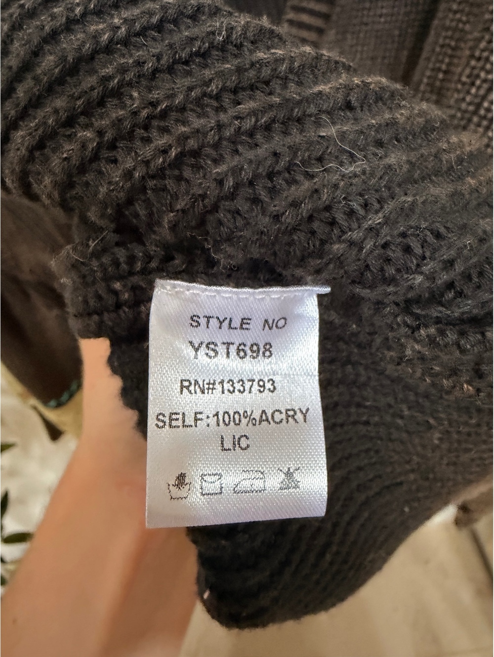 POL Patchwork Knit Cardigan - Picture 6 of 6
